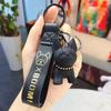 Charming French Bulldog Resin Keychain: Stylish Cartoon Pendant Accessory
