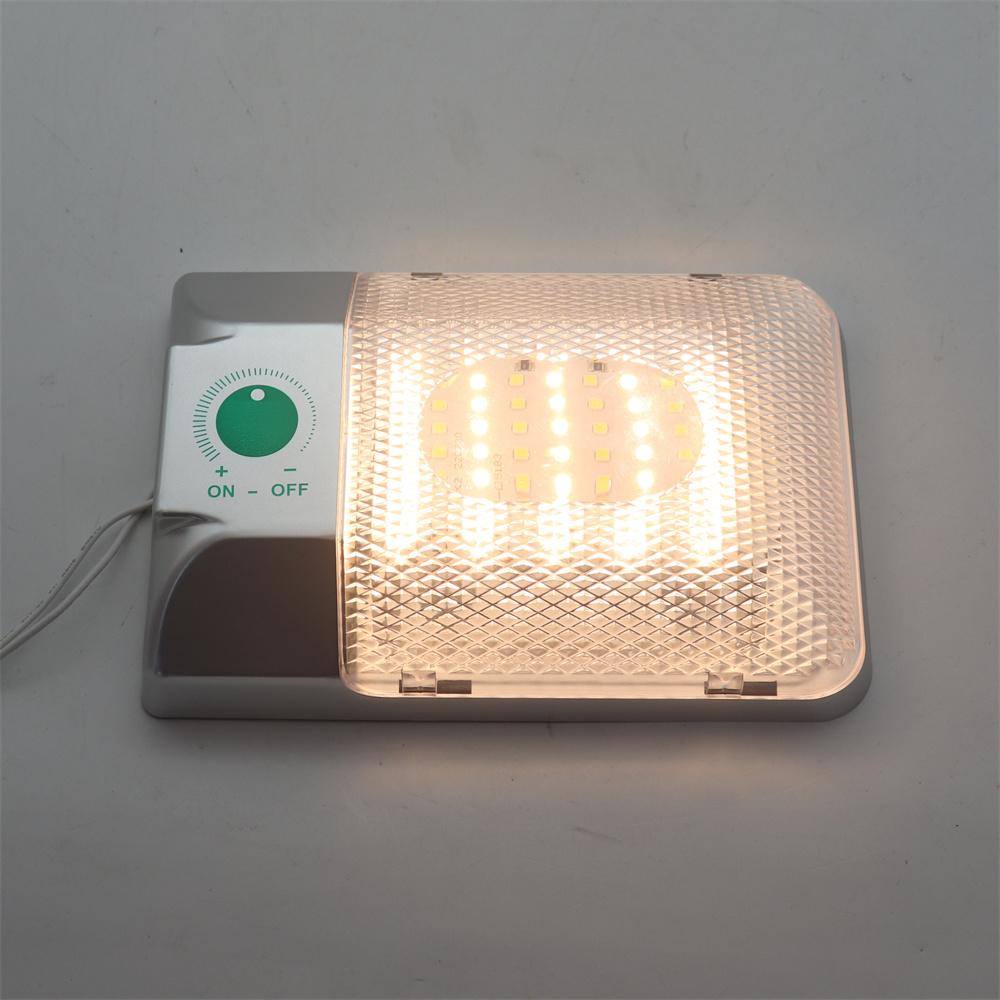 1x Interior LED Reading Light Infinite Touch Dimmable 6000 White For 12V RV Boat