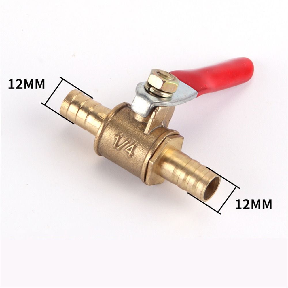 Hose Barb To Hose Barb Ball Valve On-off Controlling or Flow Adjustment of Water, Oil, and Gas