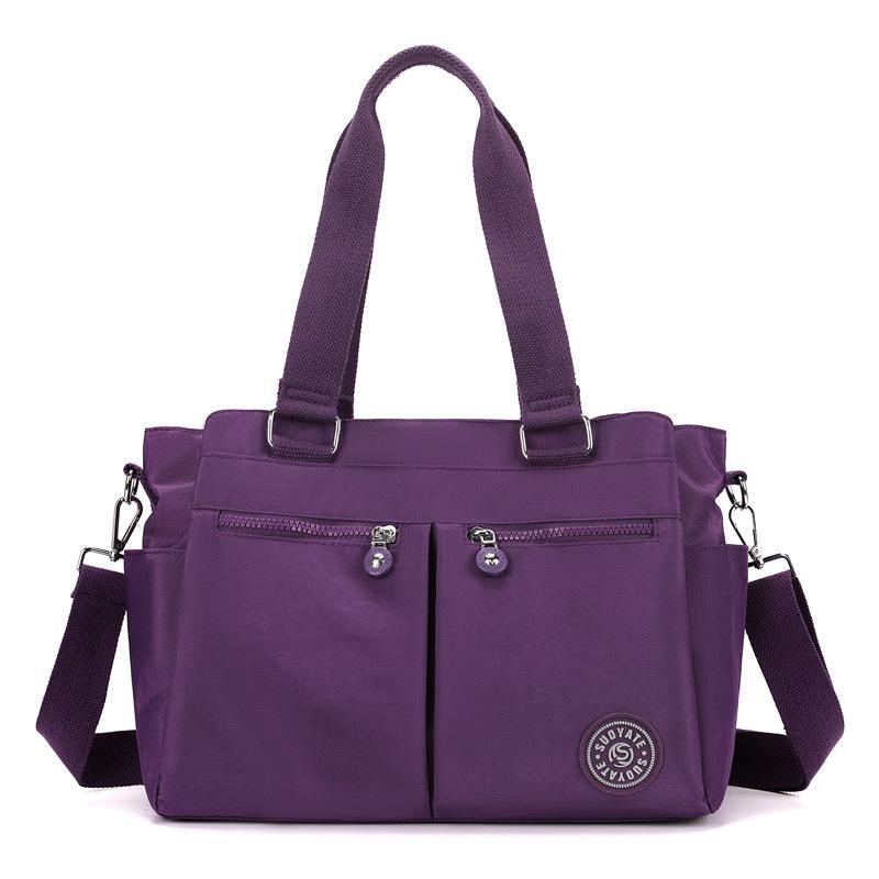 Geanta de umar dama Geanta din nailon cu mai multe compartimente Geanta mamei de mare capacitate