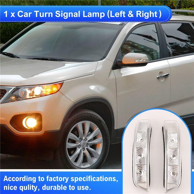 Rearview Mirror Light Turn Signal Lamp For Kia Sorento 2010-2012 87613-1U000 87623-1U000