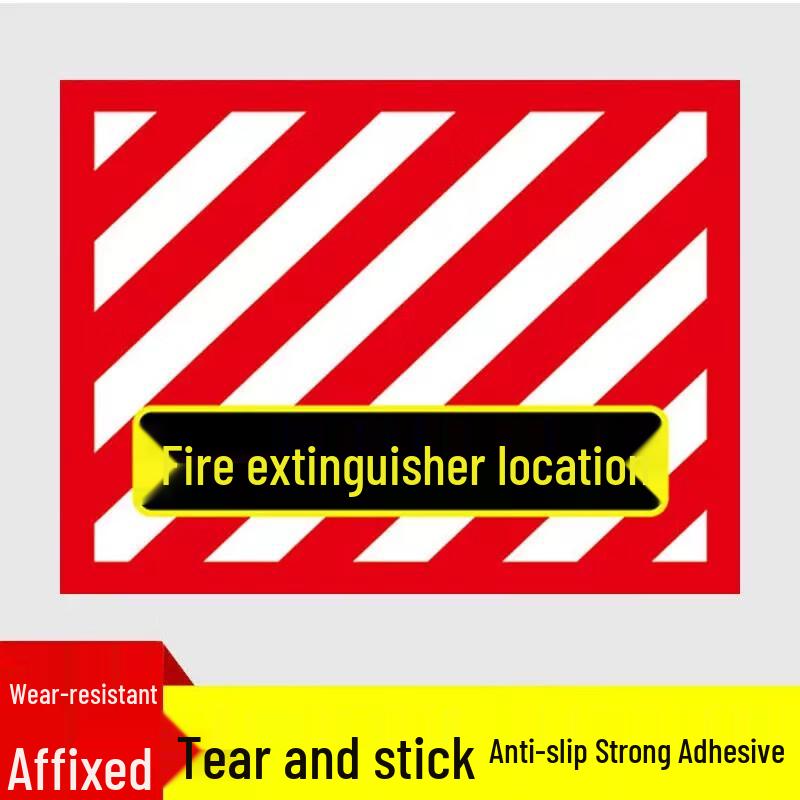 Miaojiayi Fire Equipment Instruction & Placement Sign Set