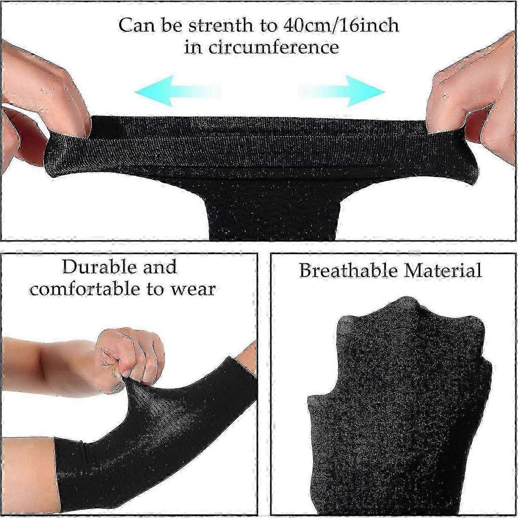 2025 Latest Model 4 Pairs Arm Shapers for Women, Compression Sleeves Wraps for