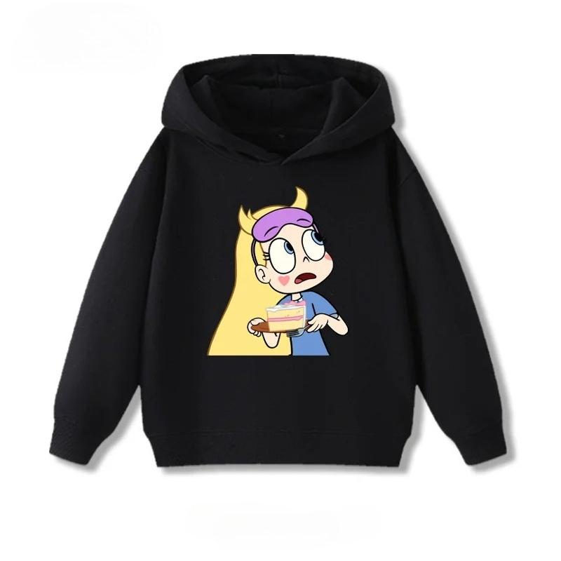 Disney Cute Cartoon Printed Casual and Fashionable Hoodies for Girls and Boys, Comfortable Tops for Autumn and Winter