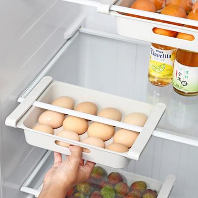 Hanging Kitchen Organizer Refrigerator Egg Fruit Storage Box Drawer Type Food Crisper Kitchen Accessories Fridge Organizer Shelf