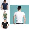 Men's Summer Casual Fashion Solid Color O-neck T-shirt With Short Sleeves