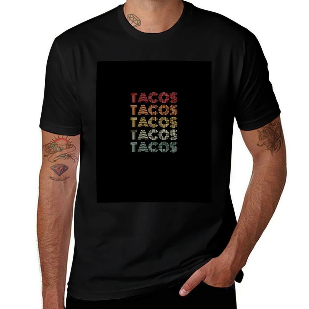 Tacos Retro Style Tshirt Urban Style Print Tshirt