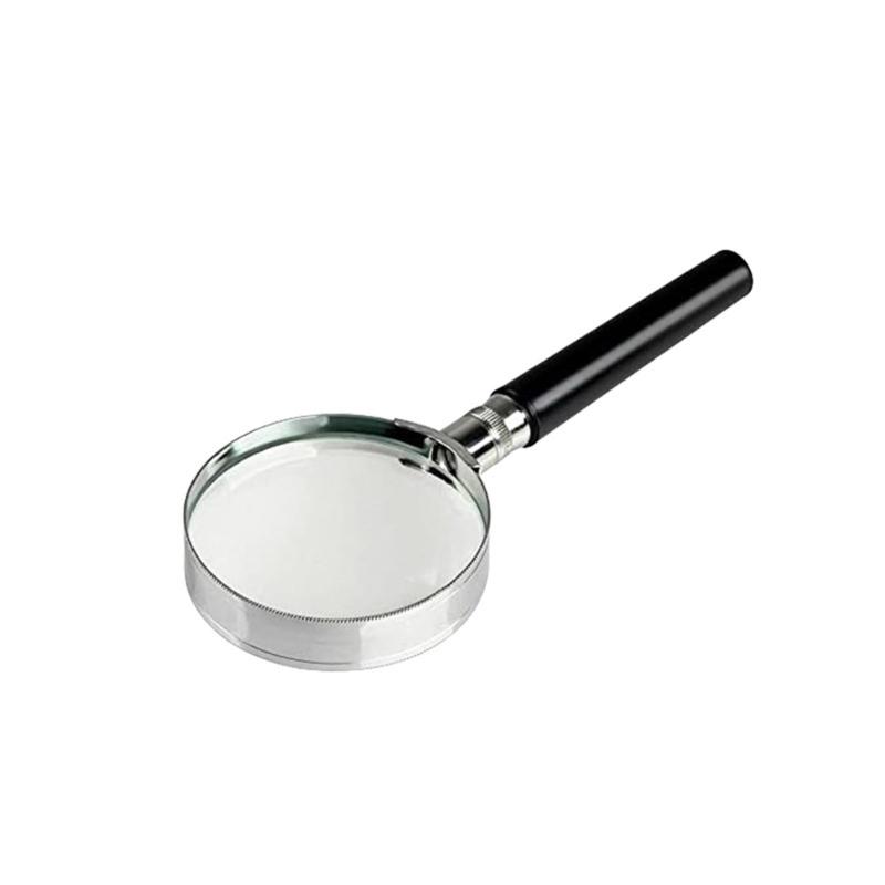 

Handheld Magnifier With Glass Lens Multiple Size From 50mm To 100mm For Detailed Work Collection Analysis 50MM