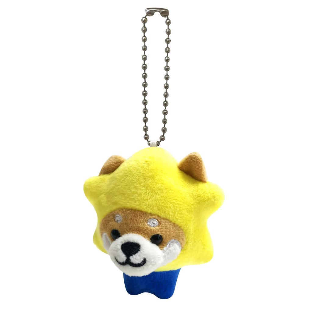 Traveling Mameshiba Keychain Mascot Ball Chain Bag Charm Cute Fluffy Shiba Inu Mameshiba Soothing [LamPlanning] [Series-1] (Star)