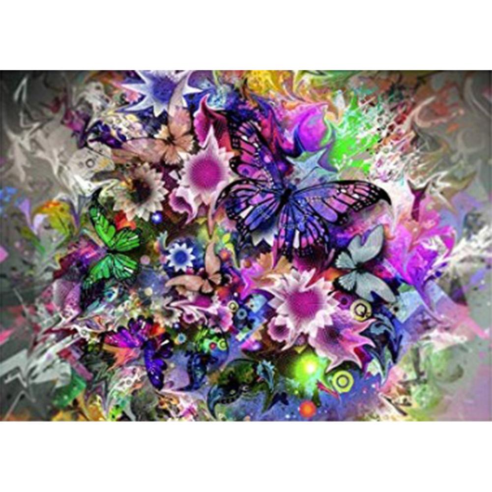 Huacan 5D DIY Full Drill Diamond Painting Flower Cross Stitch Embroidery Craft Kit