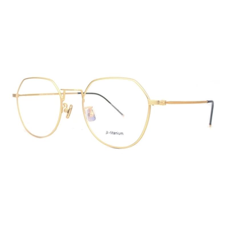 LKT_703 Beta Titanium Domestic Glasses Frame_Gold gold