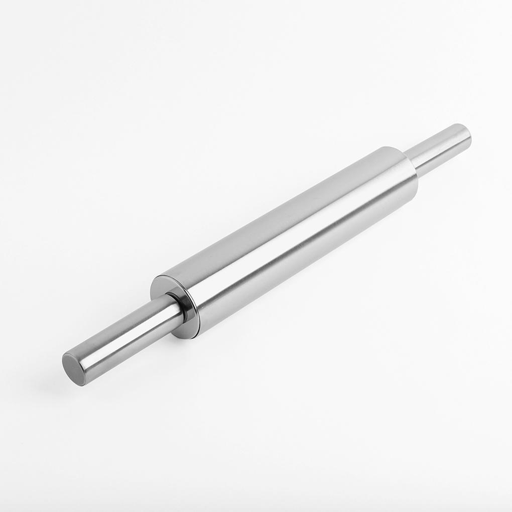 Stainless Steel Dough Rolling Pin for Home Baking Flour Dumpling Skin