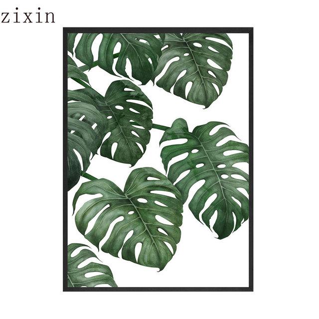 

Листья черный джин, настенная живопись на холсте, зеленый стиль, растения, скандинавские постеры и принты, украшение для дома, декоративная картина, современная 21*30cm