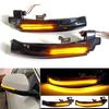 2Pcs For Volvo V40 CC II V60 S60 2011-2018 S80 V70 III LED Dynamic Turn Signal Blinker Sequential Side Mirror Indicator Light