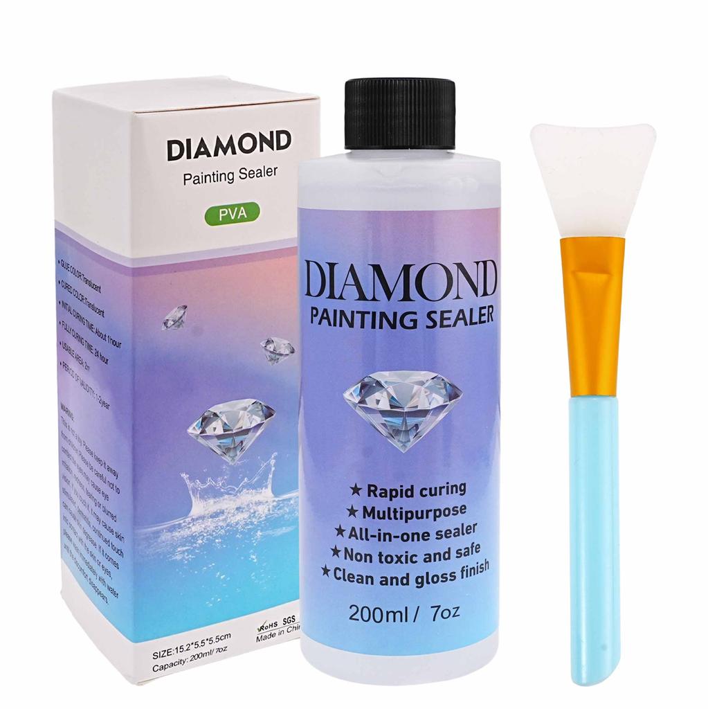 60ML/120ML/200ML Diamond Painting Sealer DIY Conserver Puzzle Glue Diamond Painting Accessories and Tools