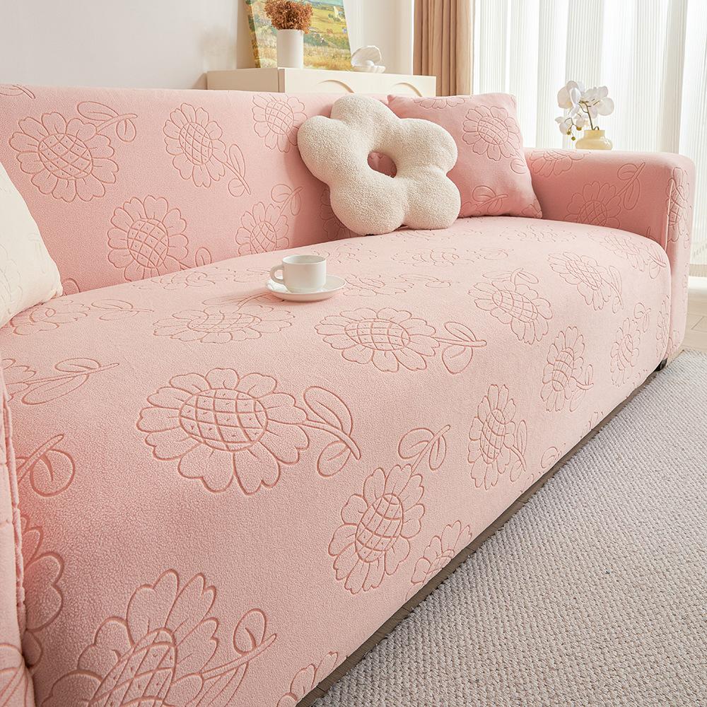 Sunflower Elastic Sofa Cover All Inclusive  Universal Cover Cloth  Sofa Cushion  Seat Cover  Sofa Cover Suitable for All Seasons