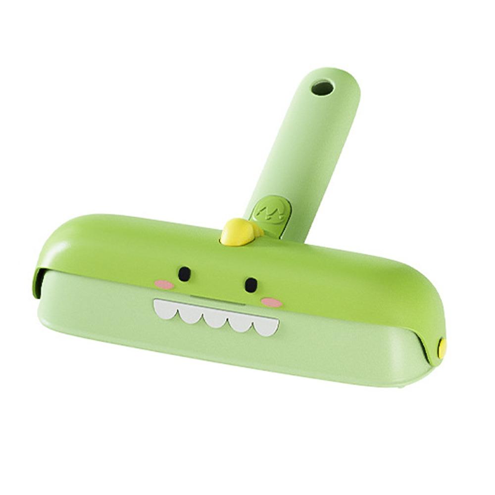 

Многоразовая щетка для чистки питомцев Ролик-динозавр Удалитель шерсти Щетка для удаления шерсти питомцев Для кошек Собак зелёный