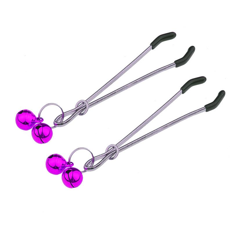 Damen Brustwarzen- und Schamlippenklemmen - SM-Glocken Erwachsenenspielzeug für Paare