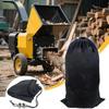 Mulcher Replacement Wood Chipper Bag For Yard Cleanup Polyester Nylon Mesh Two Metal Rope Locks Adjustable Fit