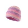 New Tie-Dye Wool Mohair Knitted Hat: Fresh Winter Style for a Chic Look