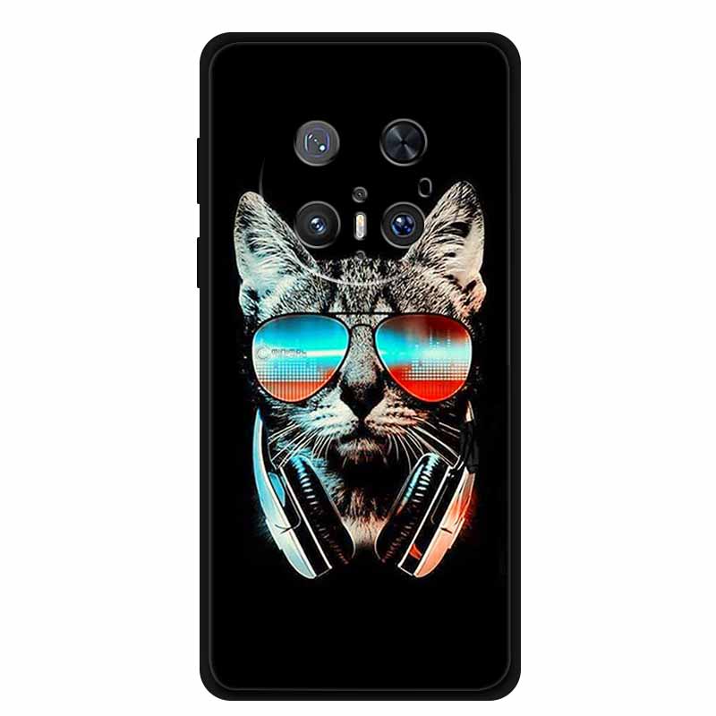Funda For Huawei Mate 70 Pro / Pro+ 5G Cases Soft Silicone Back Cover Bumper For Mate 70 Pro+ 5G Cartoon Painted Cool Lion Coque