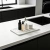 2Pcs Diatomaceous Earth Drying Pad Anti-Slip Leak-Proof Stone Sink Tray for