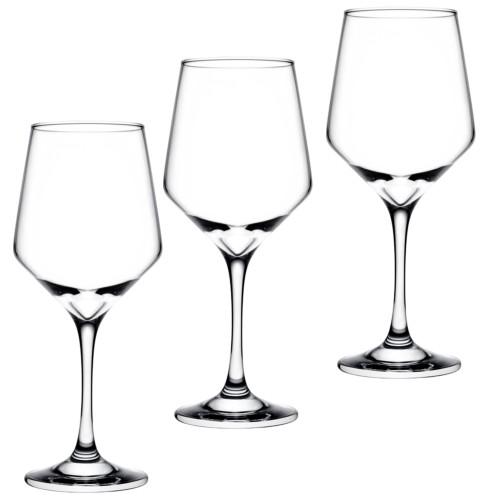 Pasabahce Ivory Large 490ml Wine Glass (Pack of 3)