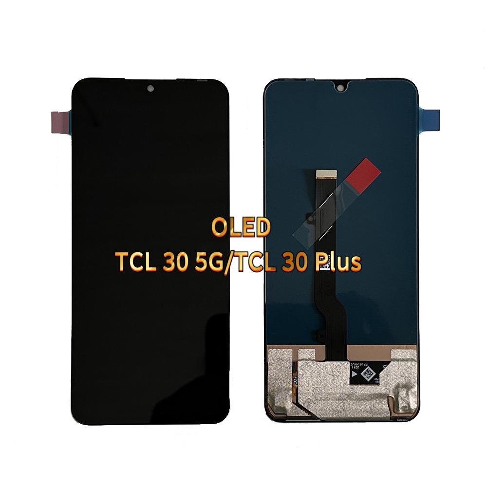 

LCD Screen and Digitizer Full Assembly for TCL 30 5G/TCL 30 Plus OLED