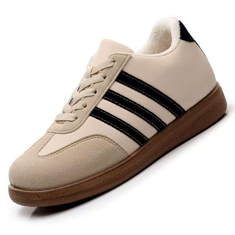 2025 Women's Winter Shoes, Non-slip, Lightweight, Sporty Casual, Fleece-lined, Thick Sole, Cotton.