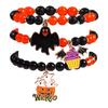 Hot Sale Acrylic Bracelet Set Halloween Bracelet Cartoon Ghost Pumpkin Jewelry Horror Dress Up Ornament