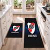 River Plate Flannel Kitchen Floor Mat – Non-Slip, Absorbent and Easy to Clean Suitable for Kitchens, Entryways Bedroomsand Bathrooms