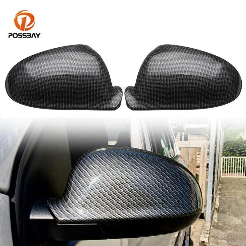

2 шт., крышки зеркал заднего вида автомобиля, накладки на зеркала из углеродного волокна для Volkswagen VW Jetta MK5 2006 2007 2008 2009 2010 2011