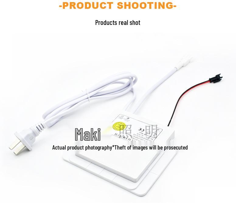Integrated Mirror Touch Switch with Defogger & LED Strip Controller, 24W, 110-220V