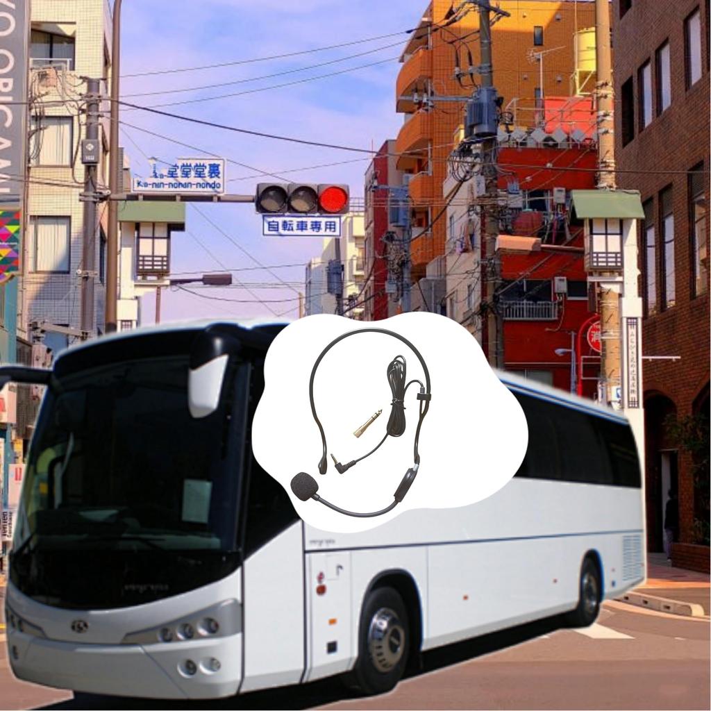 Pin microphone for route bus drivers HM-100