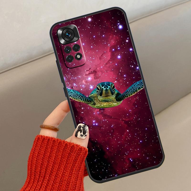 Süßes Cartoon-Schildkröten-Case für Xiaomi Redmi Note 14 10 11 12 13 15 Pro Plus Hülle für Redmi 15 14C 10C 12C 13C 15C