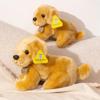 Simulation Plush Dog Golden Retriever Toys Lovely Cute Dog Dolls Desktop Ornament Baby Infant Gifts