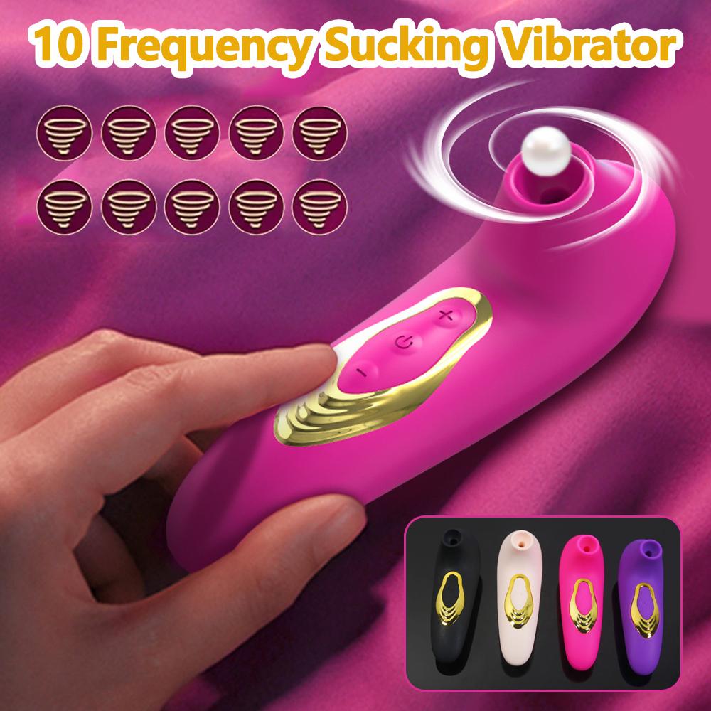 Rechargeable Powerful Oral Tongue Sucking Vibrator Women Vacuum Suction Clitoris Massager Blowjob Nipple Stimulator Adult Sex Toys Climax Masturbator