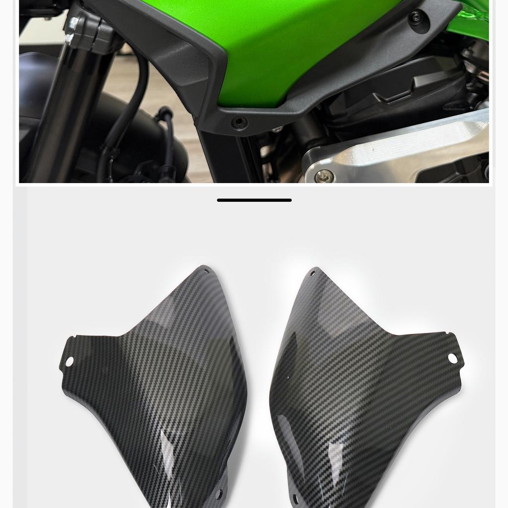 For Kawasaki Z900 Z900SE Motorcycle Radiator Side Cover Spoiler Fairing Aerodynamics Side Wing Cover Z900 Side Cover 2025 2026