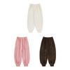 Yoyou Girl's Double-Sided Chenille Winter Warm Joggers