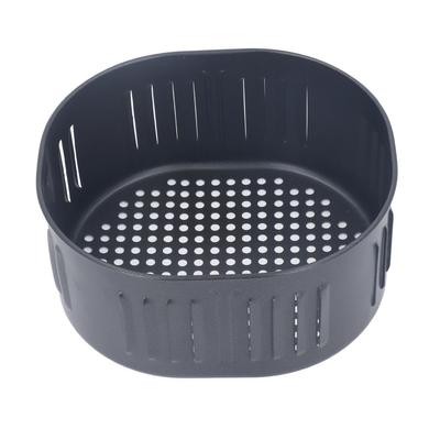 Fryer Replacement Basket Black Stainless Steel Anti Stick 5.5L Oil Drainable Fryer Basket for Baking