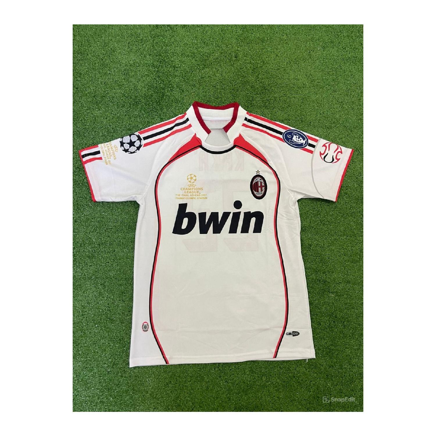 

Кака Легендарный Белый Сезон 2007 Милан. Взрослый Джерси Poop Белый S чистый