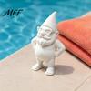 Creative Holiday Gifts for Friends 3D Printed Beach Gnome Statue with Swimsuit Sunglasses, Waterproof Decorative Durable Fade Resistant Decorations