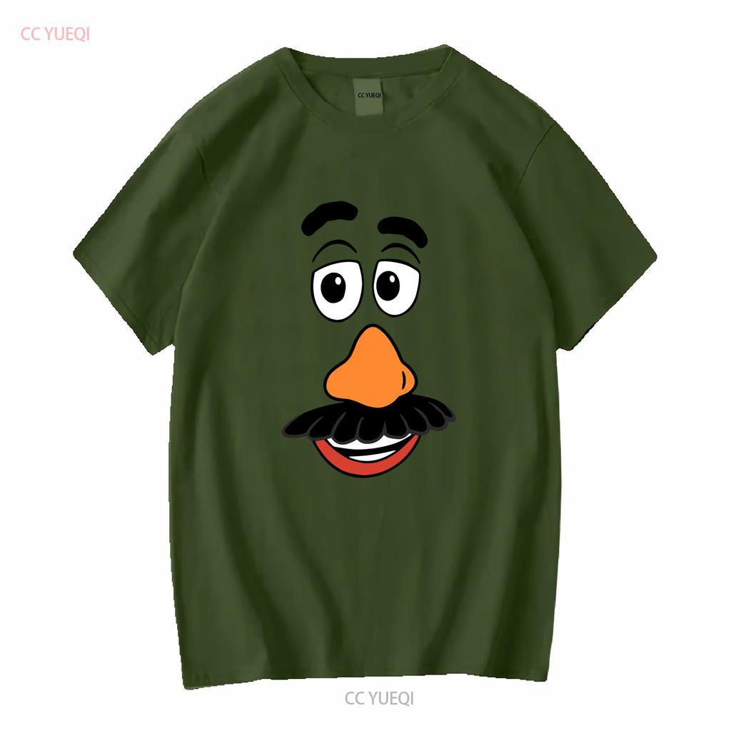 Mr Potato Head Face Couples Halloween Costume T Shirt vintage Washed Stretched designer clothes Soft Top For Everyday Wear