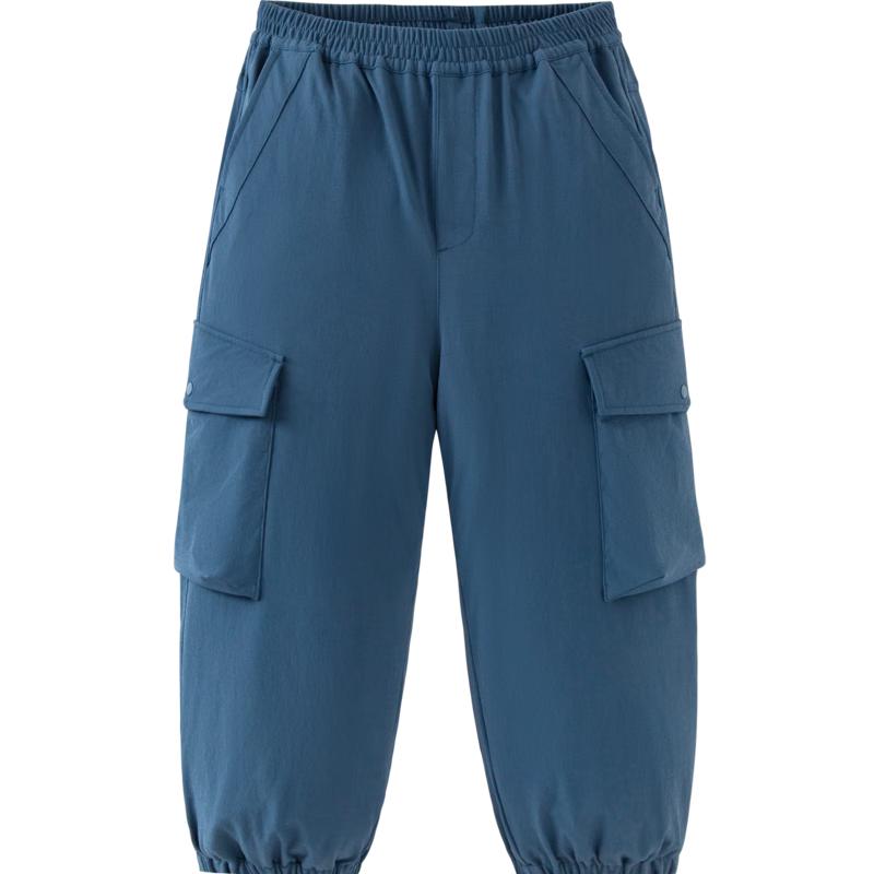 Minibala Kids' Spring/Autumn Straight-Leg Casual Cargo Pants