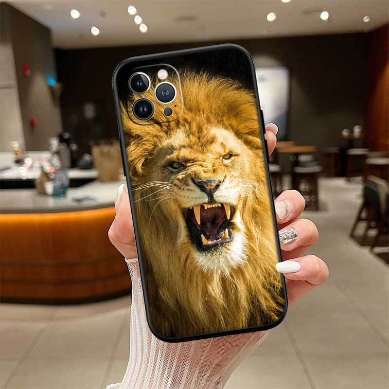 Animal lion Case for Samsung M55 M35 M15 A02 A05S A05 A06 A15 A12 A13 A10 A16 A20 A22 A24 A25 A30 A31 A32 A33 A35 A42 A50