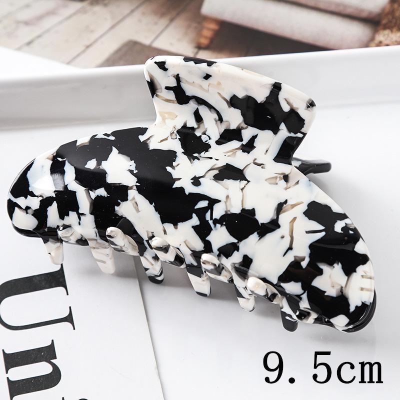 Yuanbao Cloud Pattern Hair Claw Clip – European & American Style Acetate Hair Accessory