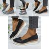 Stylish Women's Slip-on Platform Shoes With Breathable Snake Pattern Design For All Seasons