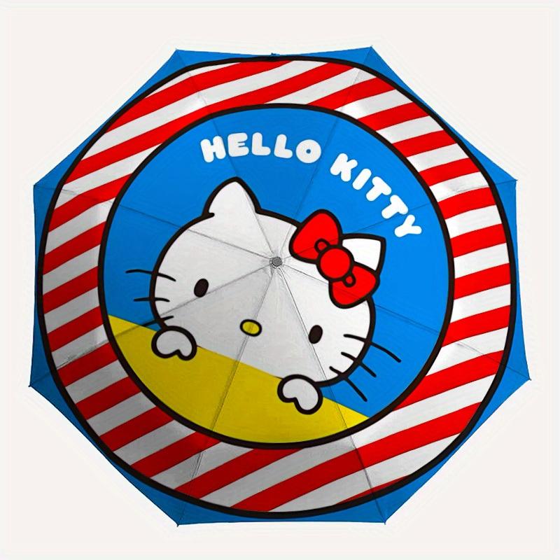 

Kitty Party Automatic Folding Umbrella with Sturdy Iron Frame, Portable Compact Travel Umbrella All-Season Use Parties 0807048