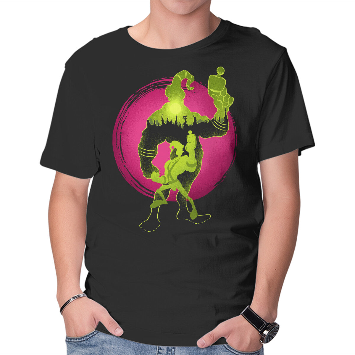 Unisex Crew Neck T-Shirt A Earthworm With A Robotic Suit Graphic Short Sleeve Casual Tee XXXL
