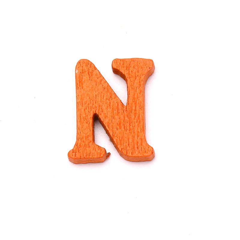 100Pcs/Set Coloridos Números De Madeira Letras Para Crianças Aprendendo Brinquedos Educativos